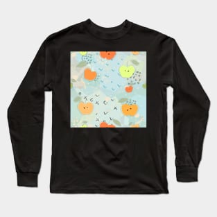 Apple Pattern Long Sleeve T-Shirt